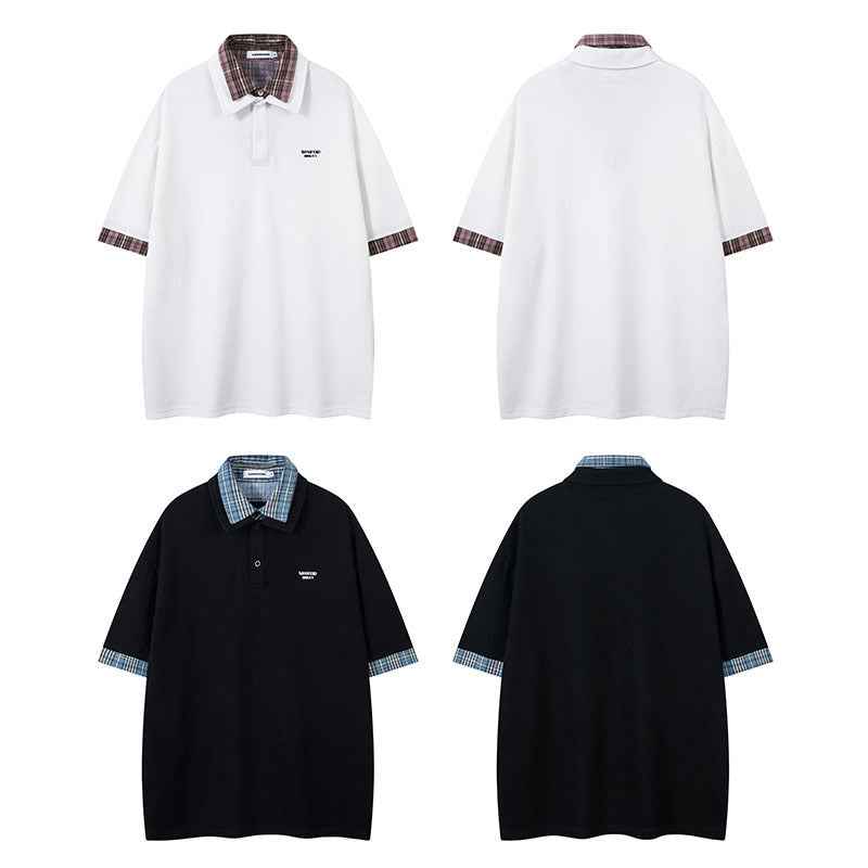 Loose Turn-Down Collar Short Sleeve T-Shirt for Men and Women | MuddyStock Originals MuddyStock