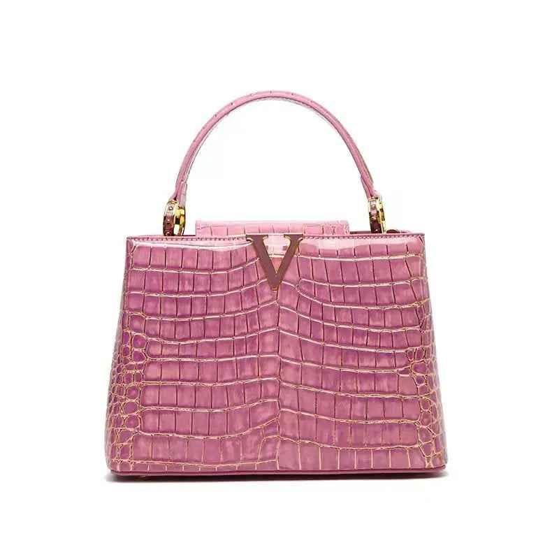 Crocodile Print Shoulder Handbags for Women | MuddyStock Originals