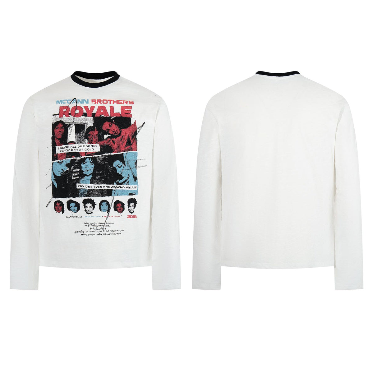 Street printed design long sleeved T-shirt for men | MuddyStock Originals