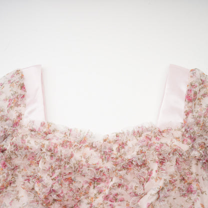 Floral Print Dress High Waist Slimming Long dress | MuddyStock Originals