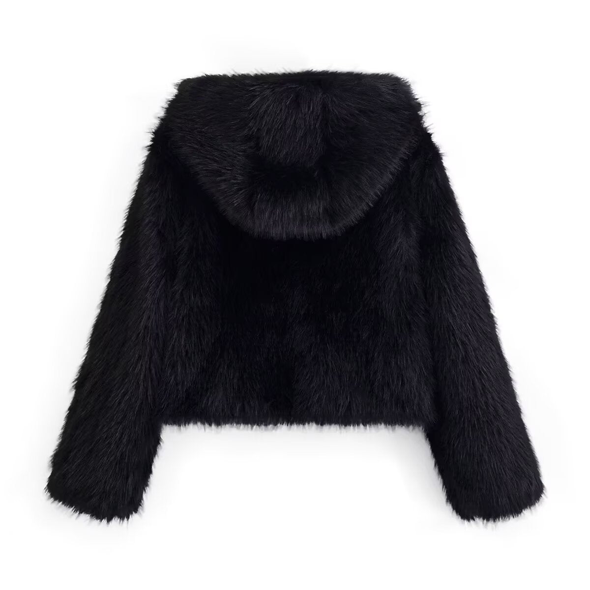 Faux fur hooded jacket for women | MuddyStock Originals