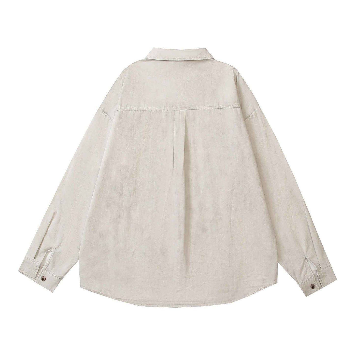 Cartoon Embroidery Long Sleeve Shirt for Women | MuddyStock Originals MuddyStock