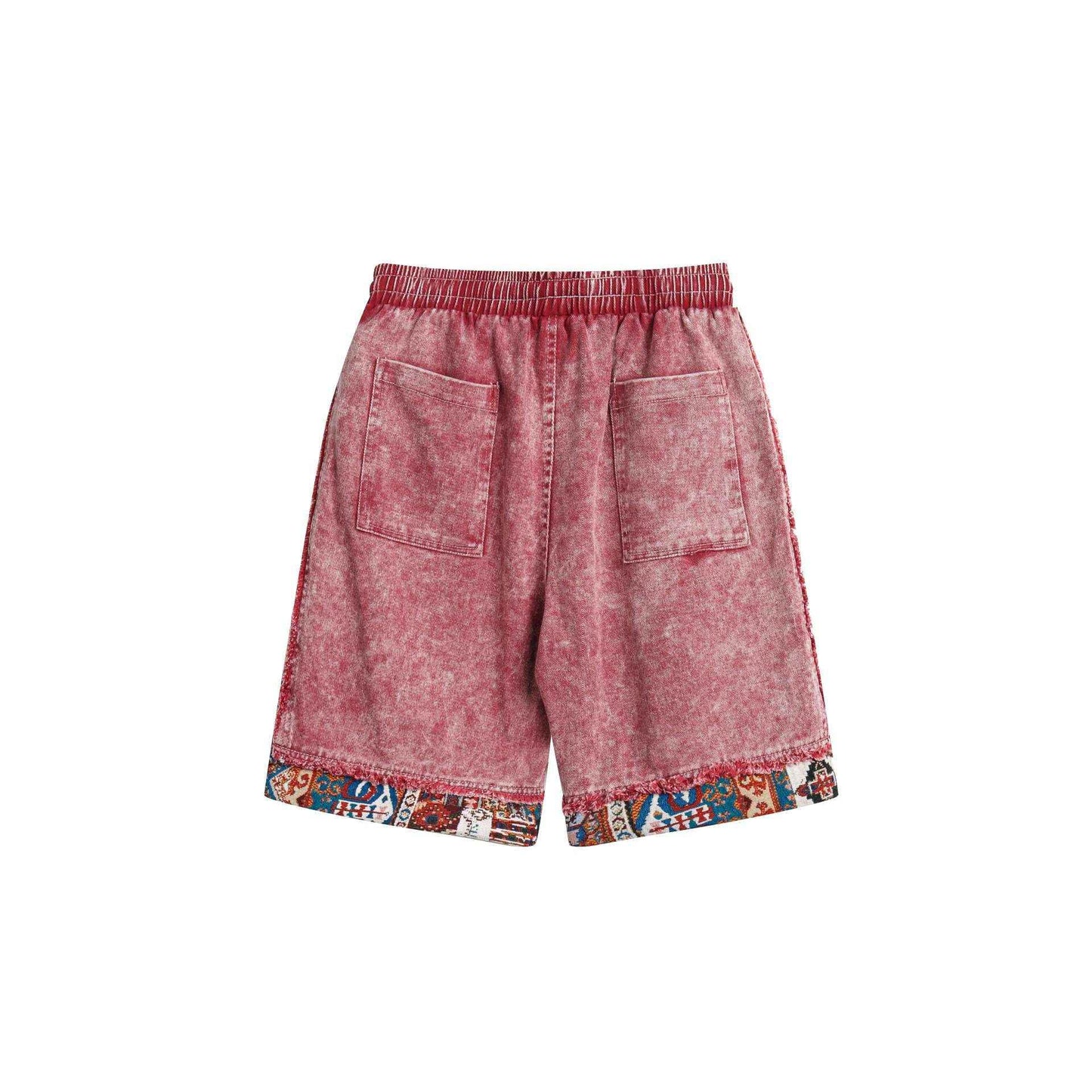 Ethnic Style Color-Block Shorts For Women | MuddyStock Originals