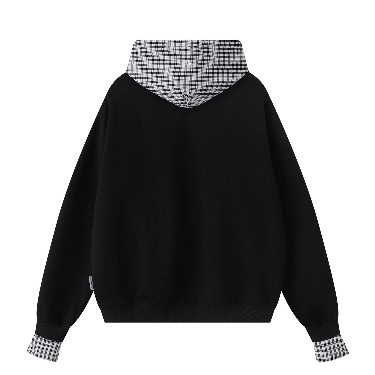 Retro Spliced Fake Two-Piece Loose Hoodie for Men and Women | MuddyStock Originals MuddyStock
