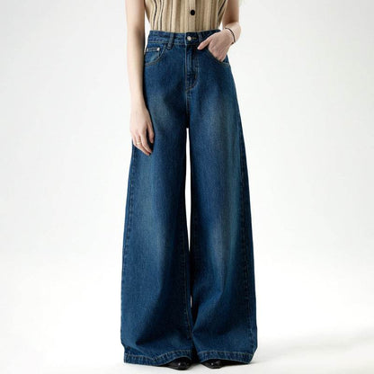 Women's Wide-Leg Jeans | MuddyStock Originals Dark Blue MuddyStock