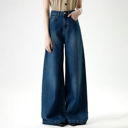Women's Wide-Leg Jeans | MuddyStock Originals Dark Blue MuddyStock