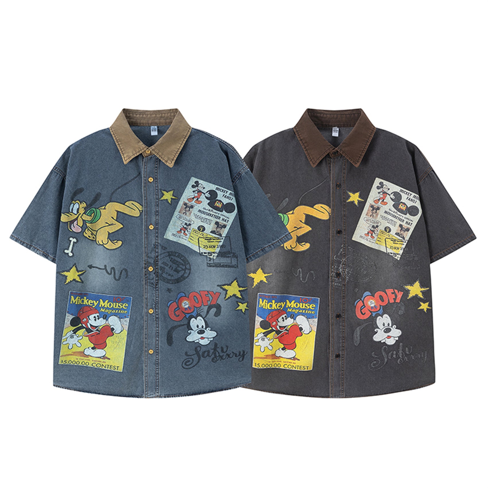 Fun Cartoon Print Short Sleeve Shirt | MuddyStock Originals eprolo