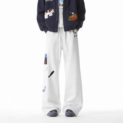 Dog Embroidery Sweatpants For Women | MuddyStock Originals MuddyStock