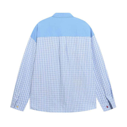 Cartoon Mickey plaid Long sleeved Shirt For Women | MuddyStock Originals