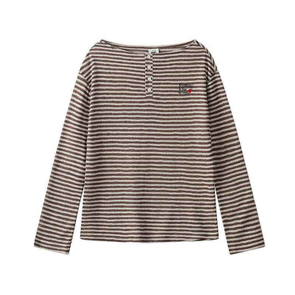 Long Sleeve T-Shirt for Women | MuddyStock Originals Brown