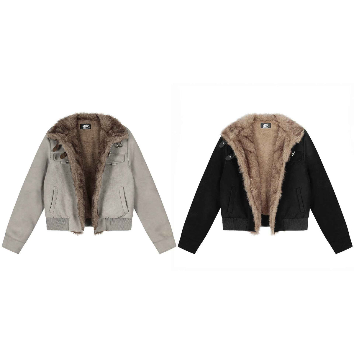 Warm and flannel cotton jacket short jacket for women | MuddyStock Originals