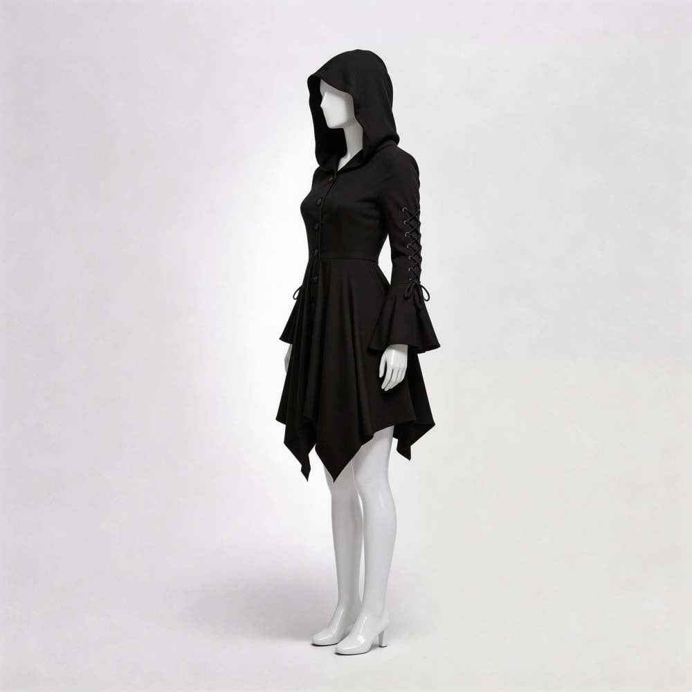Gothic Women's Short Skirt Cosplay Costume For Halloween