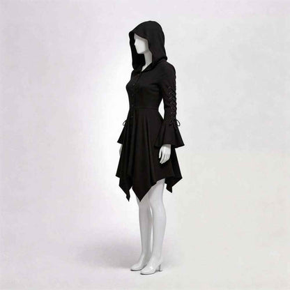 Gothic Women's Short Skirt Cosplay Costume For Halloween