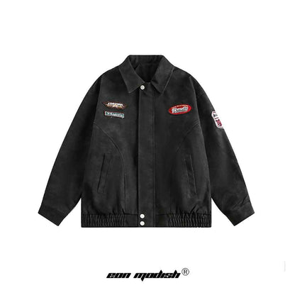 Retro Simple Loose Design Jacket For Men | MuddyStock Originals MuddyStock