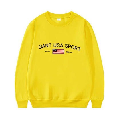 Crew Neck Sweatshirt For Men And Women | MuddyStock Originals Yellow MuddyStock