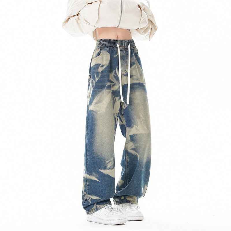Street Style Camouflage Denim Pants For Men | MuddyStock Originals