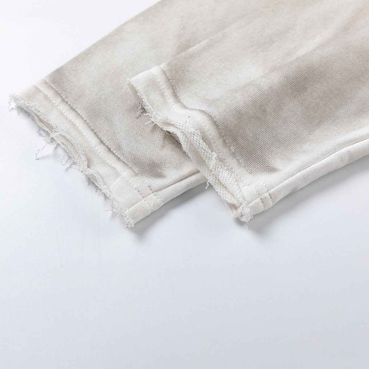 Dirty dye washed T-shirt with long sleeves for men | MuddyStock Originals MuddyStock