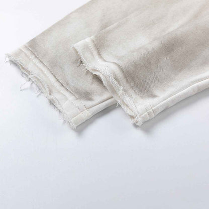 Dirty dye washed T-shirt with long sleeves for men | MuddyStock Originals MuddyStock