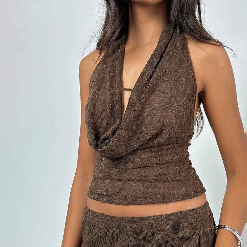 Neck hanging vest for women | MuddyStock Originals Brown MuddyStock