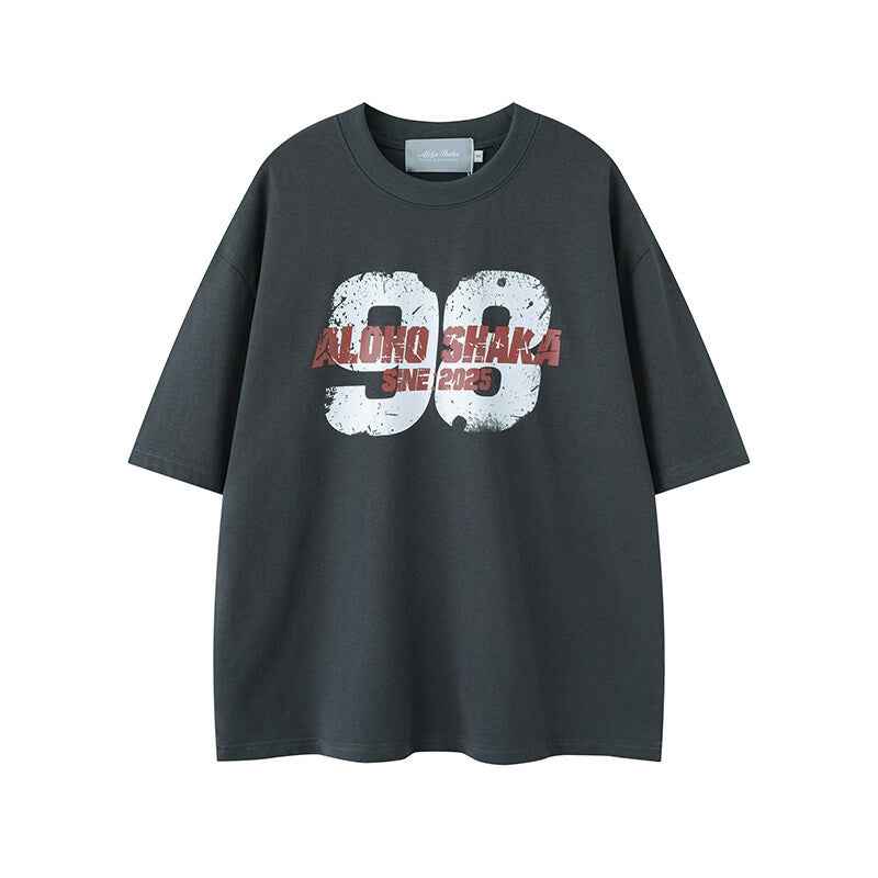 Printed short sleeved men's and women's T-shirt | MuddyStock Originals Gray MuddyStock