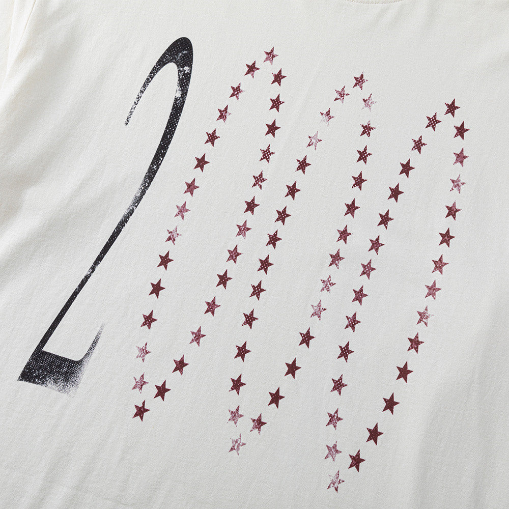 Casual Star Print Long Sleeve Crew Neck Men's T-Shirt