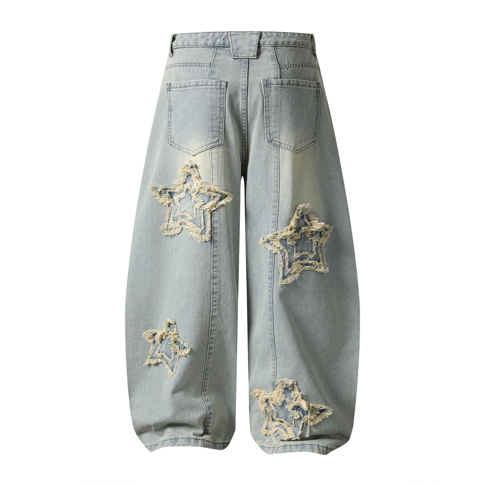 Frayed Star Wide Leg Pants for Women | MuddyStock Originals