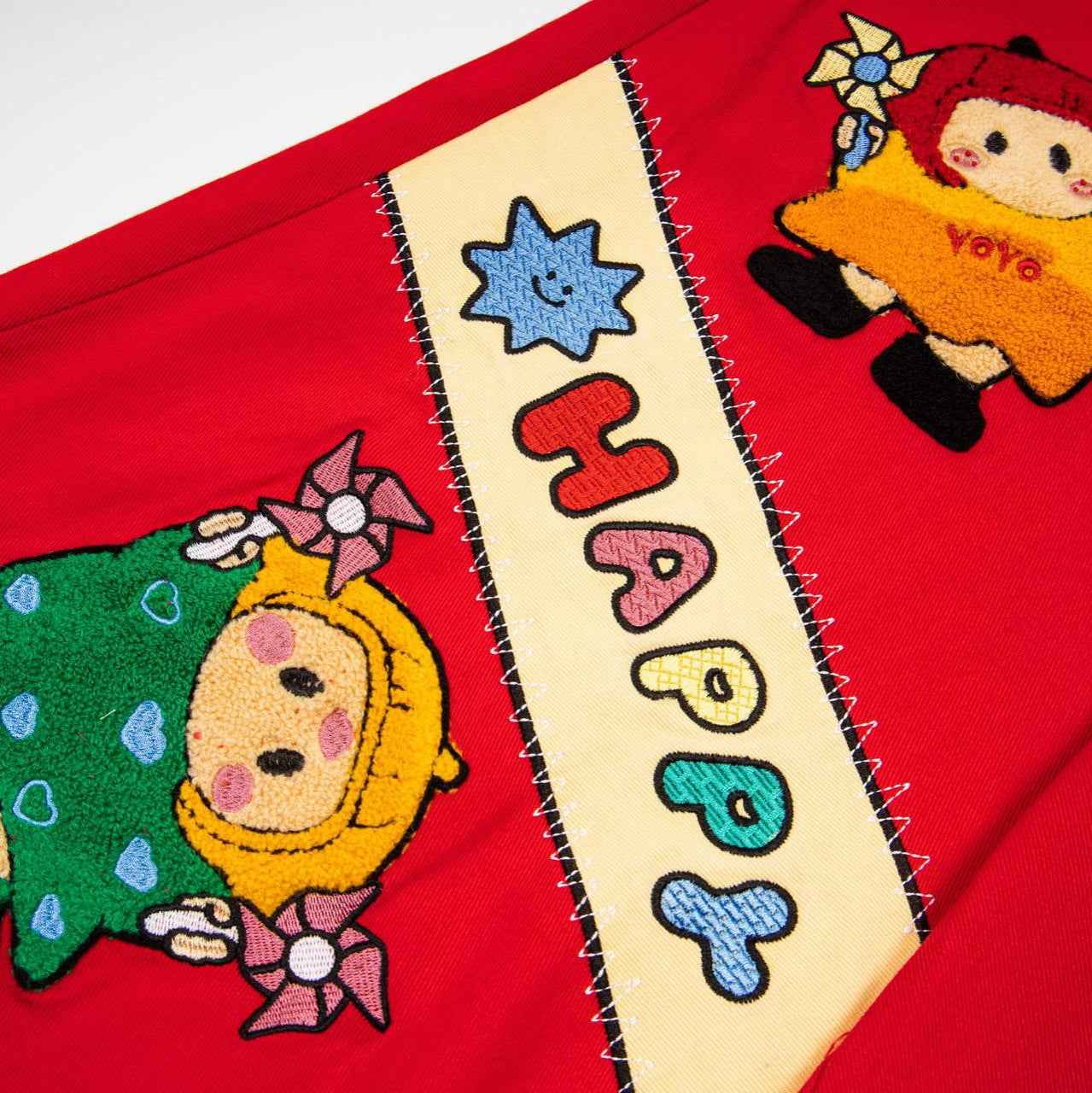 Cartoon plush cropped pants for women | MuddyStock Originals
