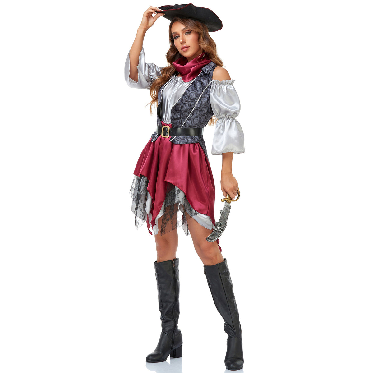 Vintage Caribbean Pirate Costume for Women