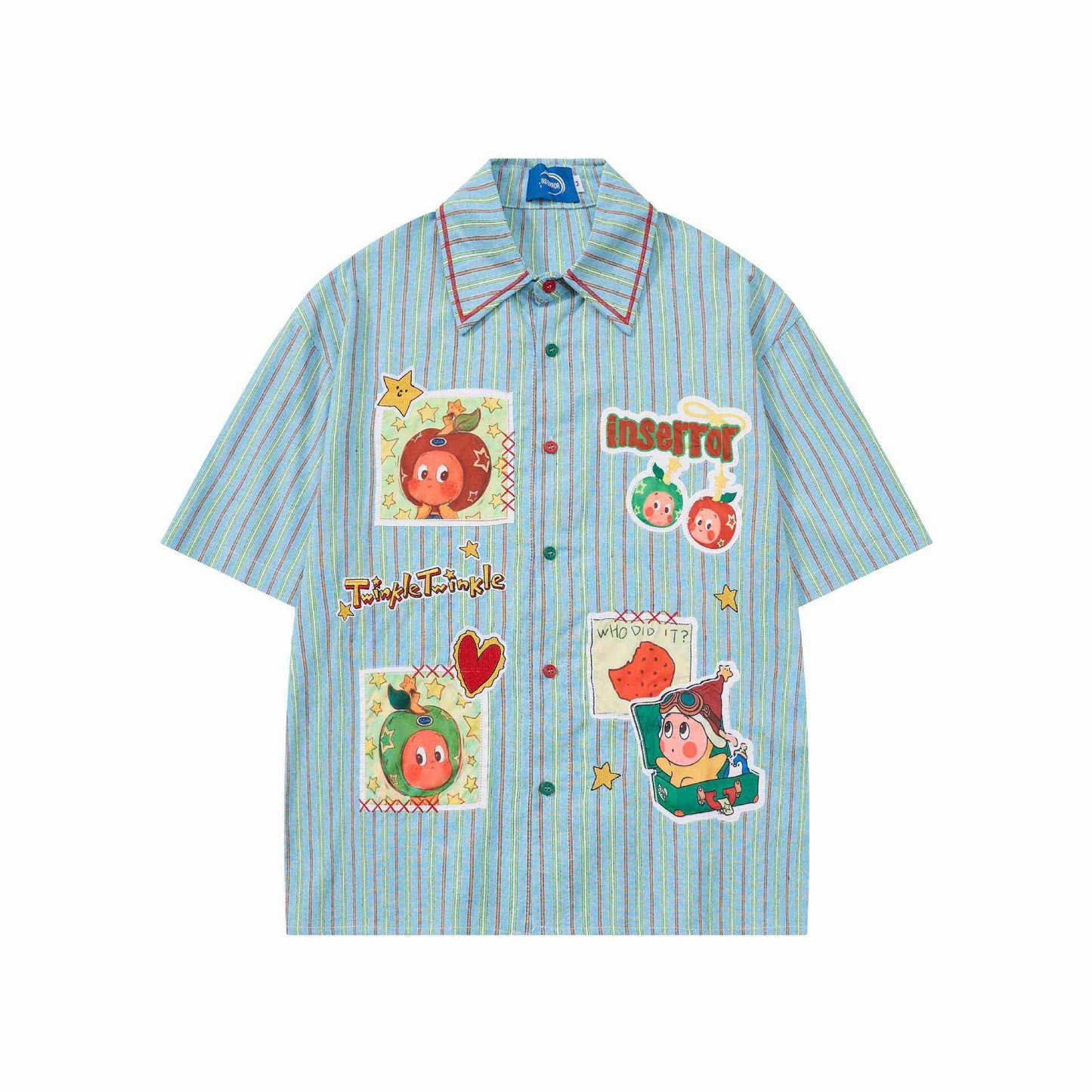 Apple Doll Cute Short Sleeve Shirt For Women | MuddyStock Originals