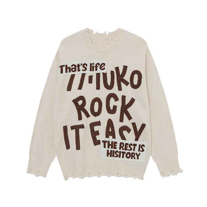 Printed sweater for men and women | MuddyStock Originals Apricot MuddyStock