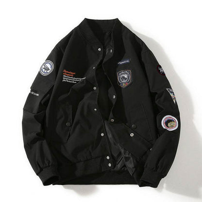 Pilot Jacket For Men And Women | MuddyStock Originals Black Single Style MuddyStock