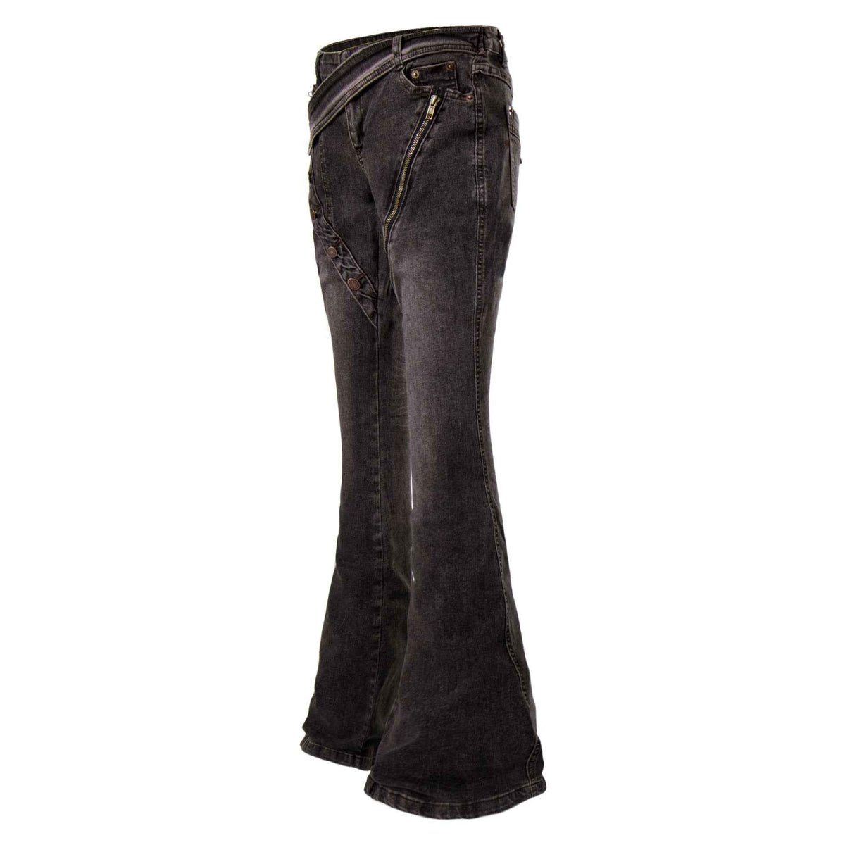 Heavy Industry Deconstructed Zipper Jeans For Women | MuddyStock Originals