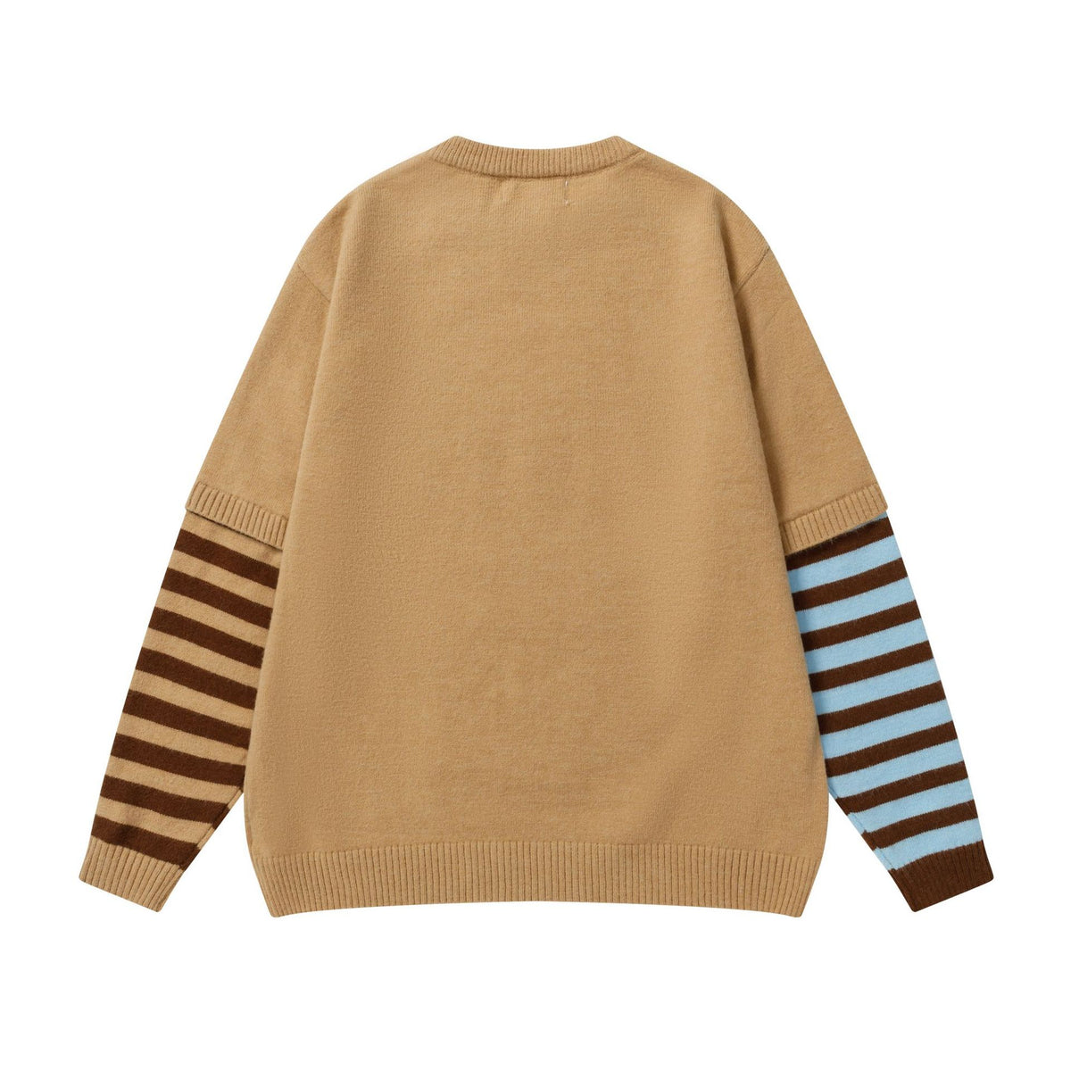Fake two puppy jacquard sweater for men and women | MuddyStock Originals