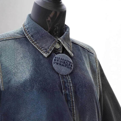 Designer's Large Denim Drop Shoulders Women Shirt | MuddyStock Originals MuddyStock