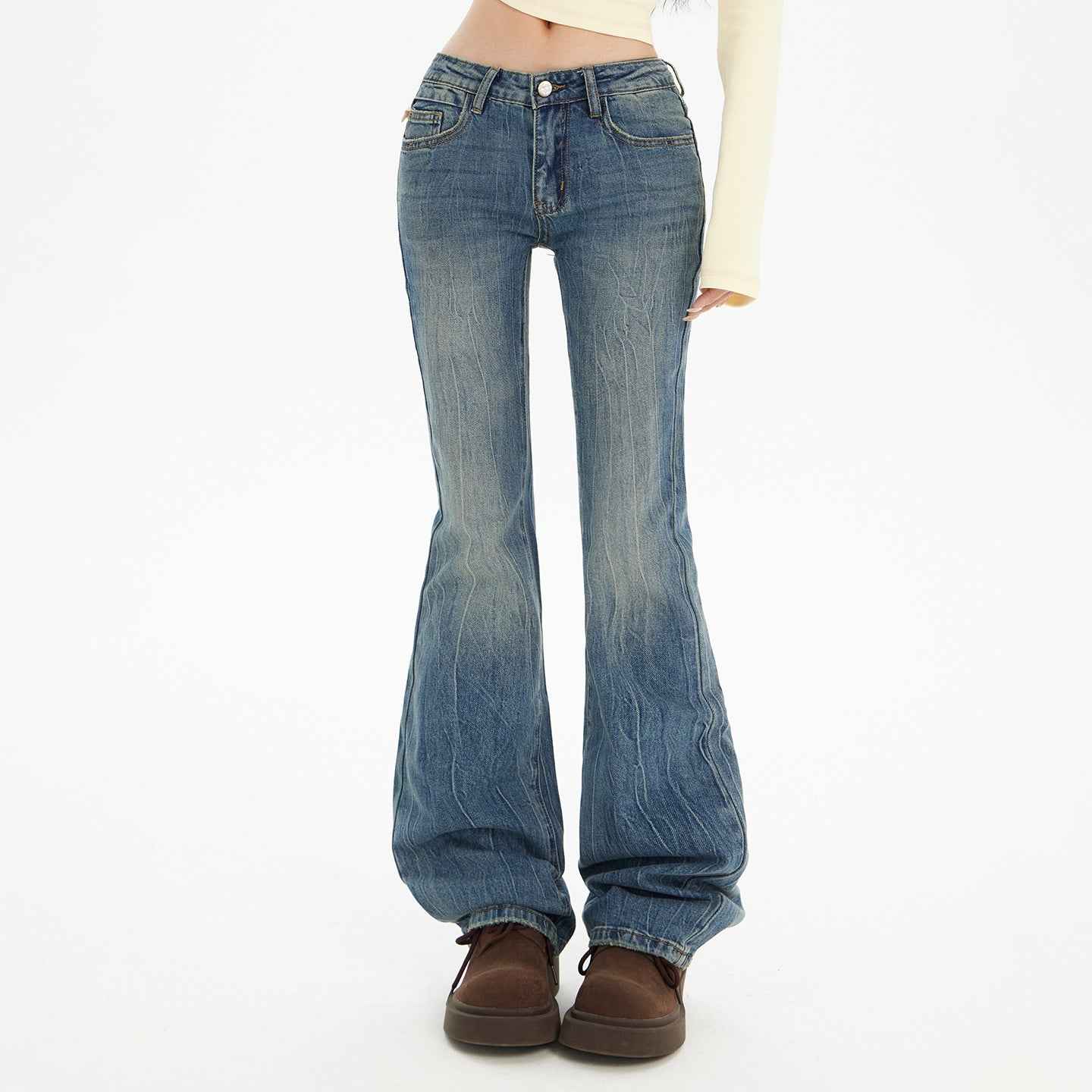 Low Waist Denim Pants for Women | MuddyStock Originals Retro#Extended MuddyStock