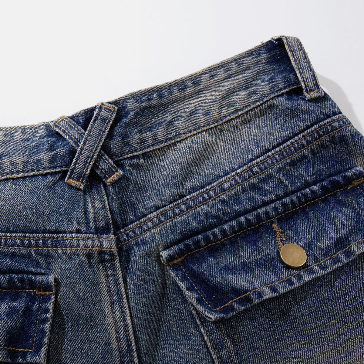 Retro micro flared jeans for women | MuddyStock Originals