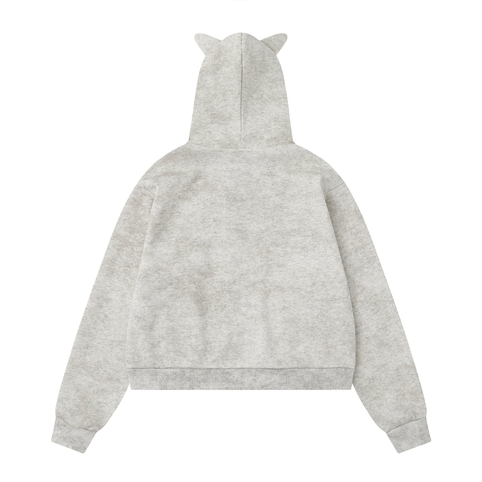 Leopard patch zipper hoodie for women | MuddyStock Originals MuddyStock