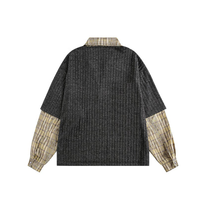 Two fake knitted sweaters with teddy bear pattern for women | MuddyStock Originals MuddyStock