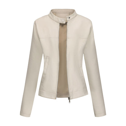 Stand up collar jacket for men | MuddyStock Originals Ivory