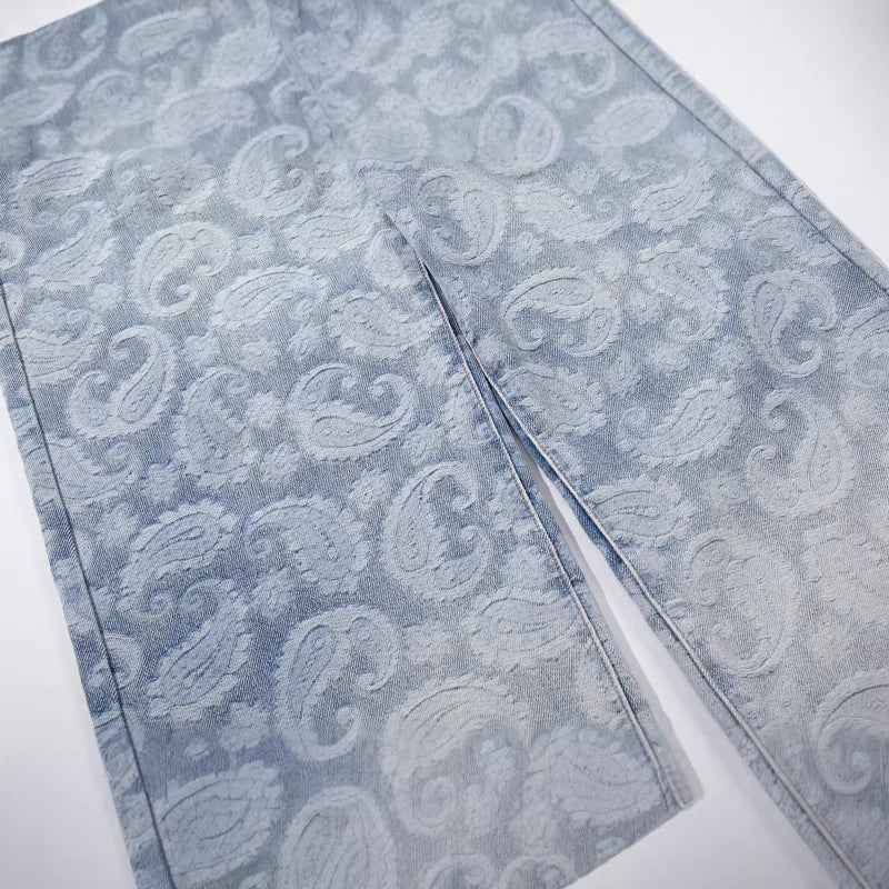 Cashew jacquard jeans for men and women | MuddyStock Originals