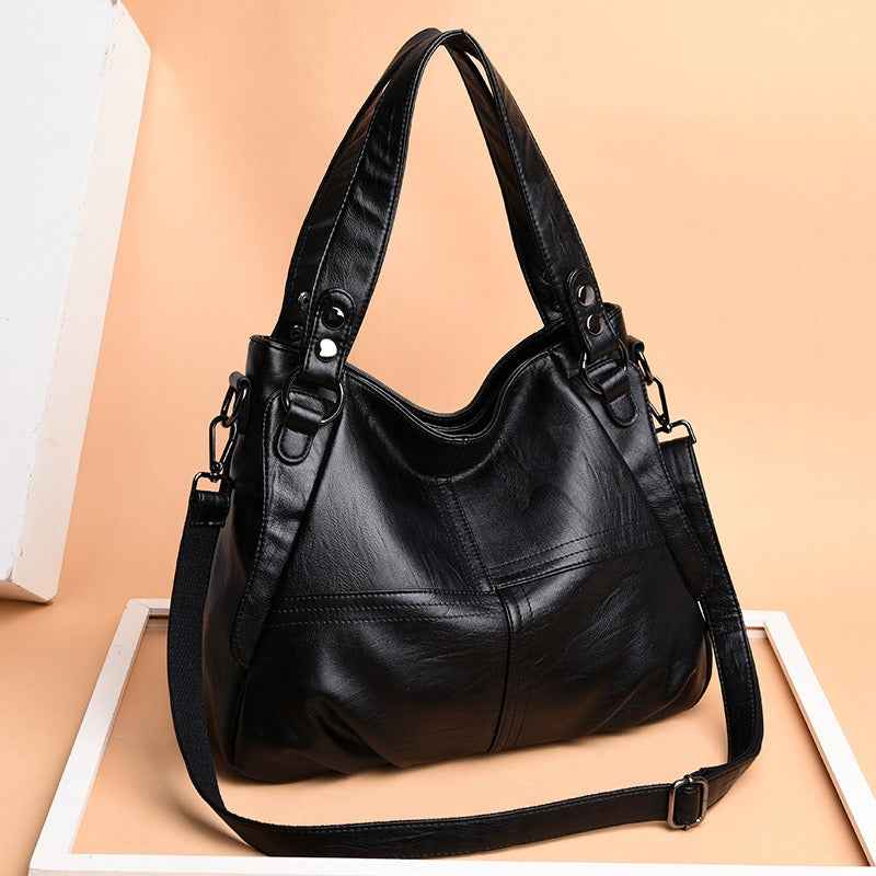 Large capacity shoulder crossbody handbag