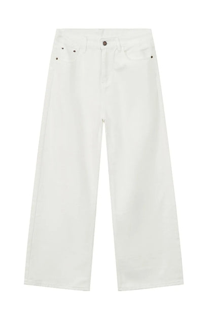 Wide Leg Jeans with Pockets For Men | MuddyStock Originals Ivory MuddyStock