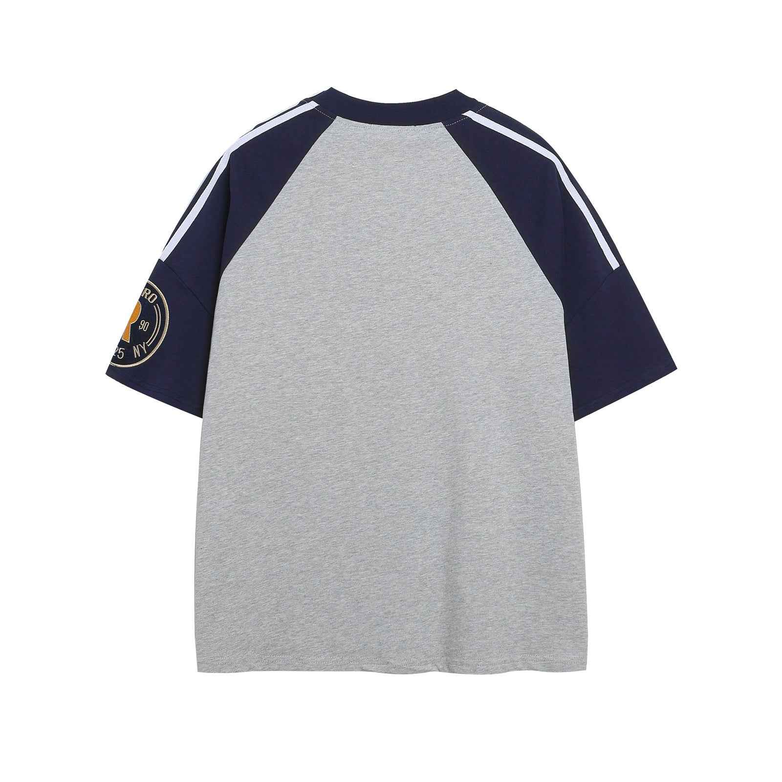 Color Block Letter Print Raglan Short Sleeve T-Shirt for Men and Women | MuddyStock Originals MuddyStock