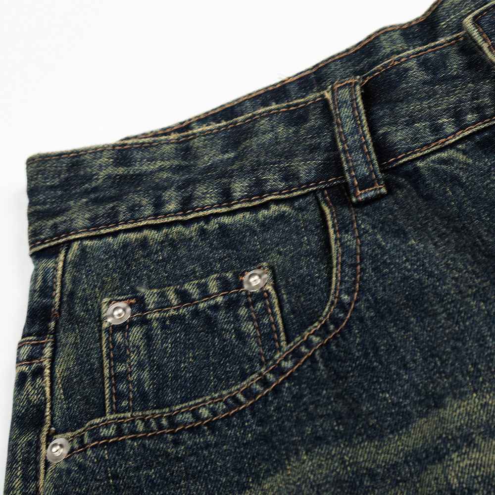 Loose denim cropped pants for men and women | MuddyStock Originals