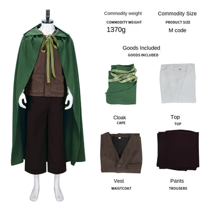 Lord of the Rings Fredo cosplay Halloween costume Fredo Cosplay Costume Set