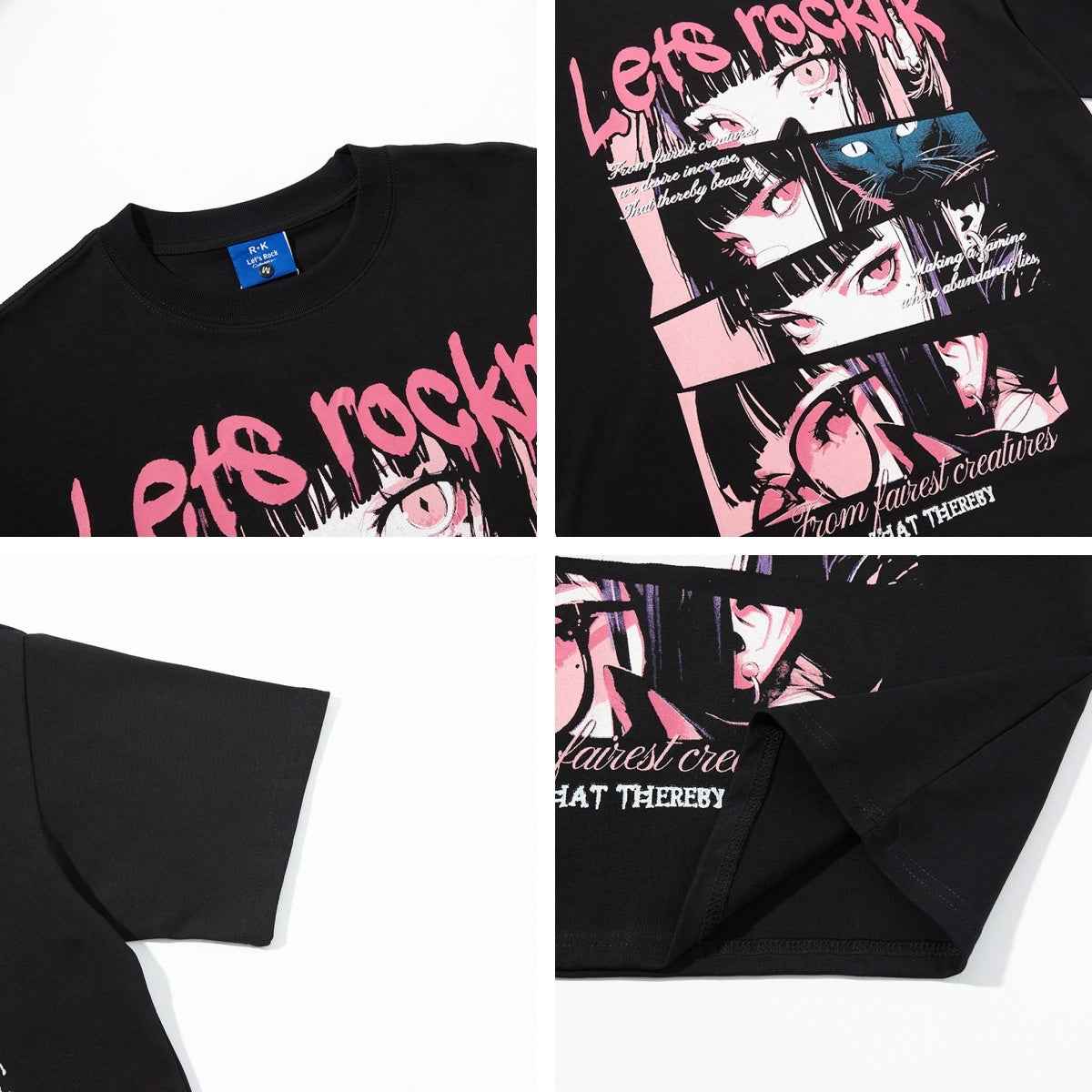 Comic Girl Printed Short Sleeve T-Shirt For Women | MuddyStock Originals MuddyStock