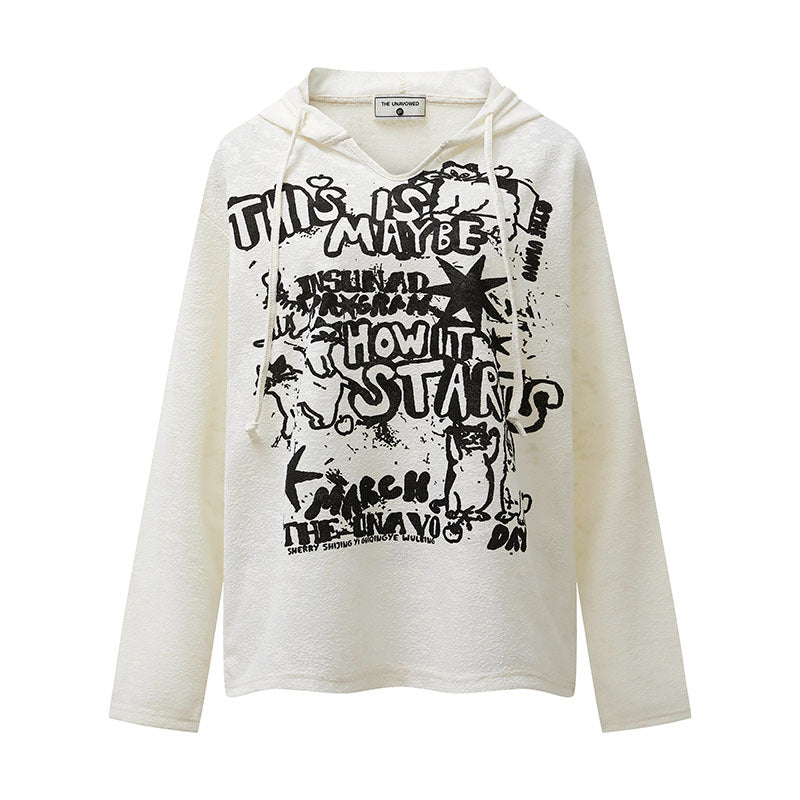 Long Sleeve T-Shirt Women's Sunscreen Loose Fit Thin Casual Sweatshirt G68242 eprolo