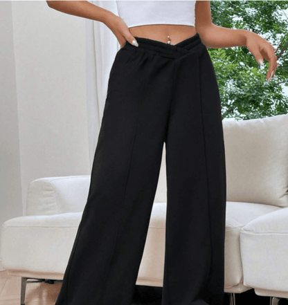 Women's loose casual pants | MuddyStock Originals black MuddyStock