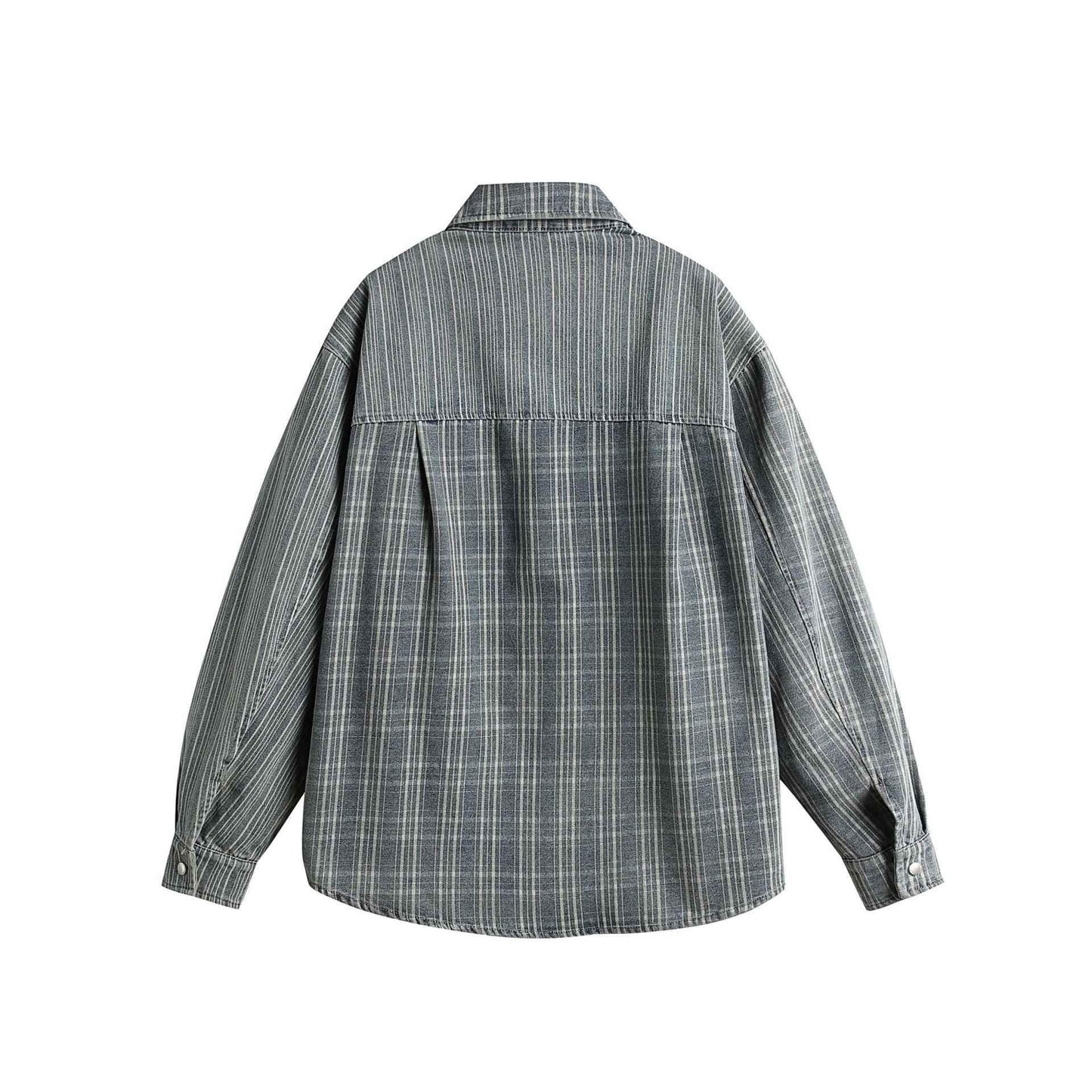Patch Pocket Loose Casual Versatile Long Sleeve Shirt For Men | MuddyStock Originals
