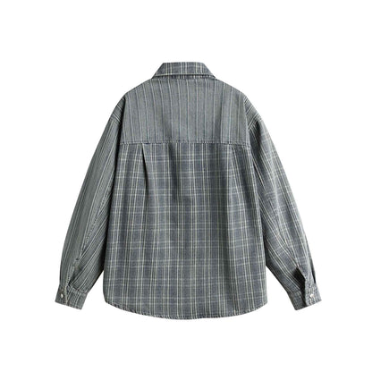 Patch Pocket Loose Casual Versatile Long Sleeve Shirt For Men | MuddyStock Originals